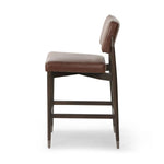 Featuring Anton Havana Brown Counter Stool by Four Hands at Amethyst Home. Crafted with a sleek Havana Brown finish, the Anton Bar + Counter Stool adds a touch of elegance to any space. The sturdy construction and ergonomic design provide exceptional support, making it suitable for extended use. Perfect for both bar and counter heights, this versatile stool is. Amethyst Home provides interior design, new home construction design consulting, vintage area rugs, and lighting in the Austin metro area.