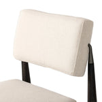 Featuring Anton Savile Flax Bar + Counter Stool by Four Hands at Amethyst Home. Eighties inspiration gone modern. With iron-dipped caps, tapered legs of solid oak frame this bar stool's seat and back, upholstered in light performance fabric. Slim wood stretchers add an airy vibe to this counter stool. Performance fabrics are specially created to withstand . Amethyst Home provides interior design, new home construction design consulting, vintage area rugs, and lighting in the Des Moines metro area.