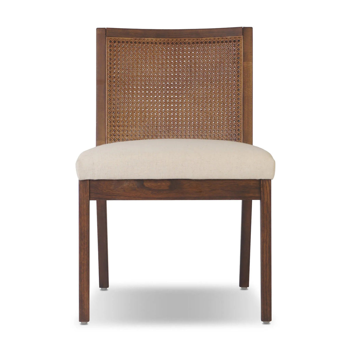 Antonia Cane Armless Dining Chair - Almond Nettlewood | ready to ship!