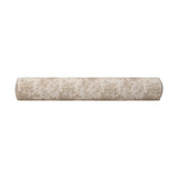 Elevate your bedroom styling with a linen-blend bolster pillow featuring a damask pattern Amethyst Home provides interior design, new home construction design consulting, vintage area rugs, and lighting in the Omaha metro area.