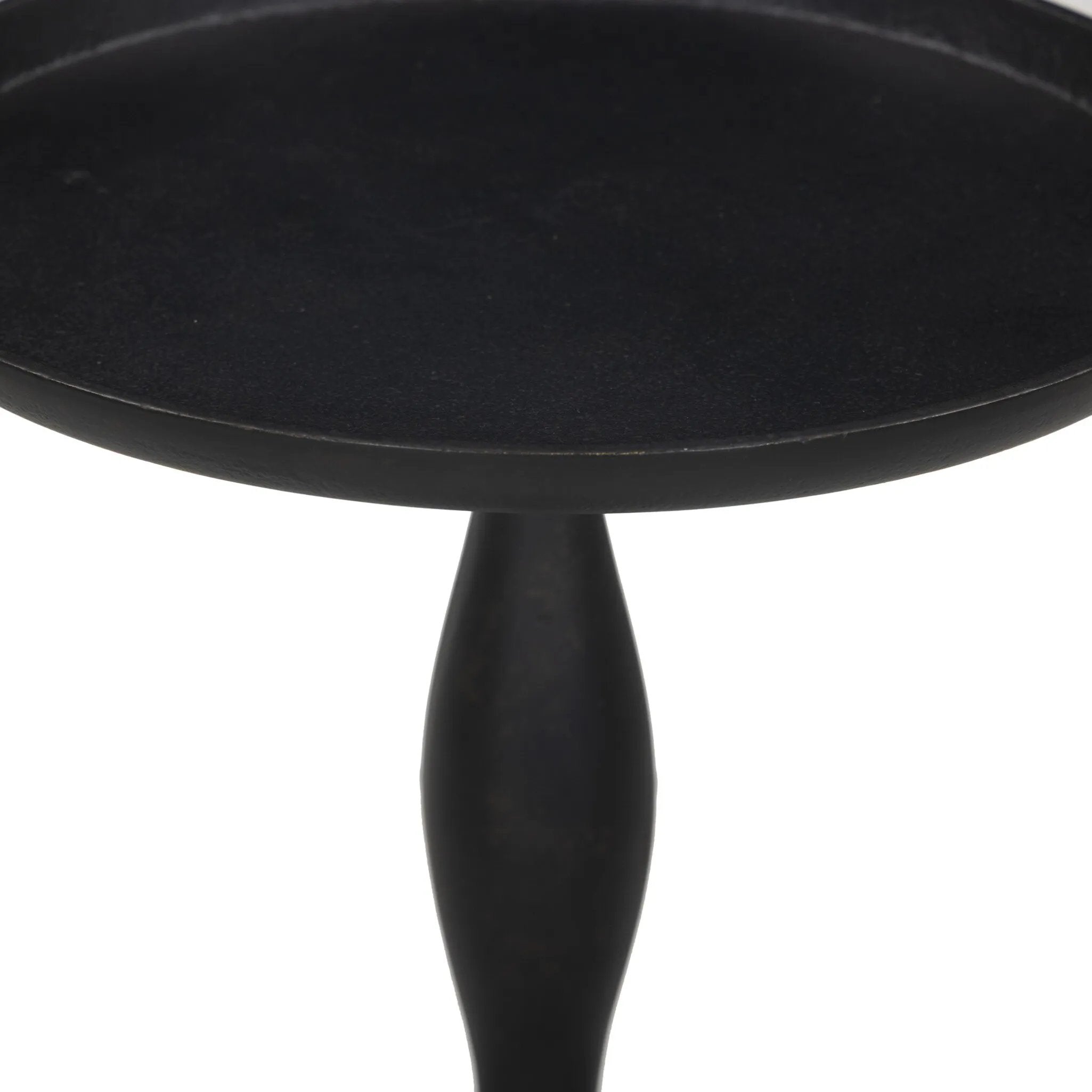 Style this small-scale end table next to any accent chair for a handy extra surface for your favorite drink or book. Made fro