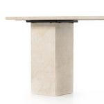 Featuring Arum Cream Marble Desk by Four Hands at Amethyst Home. Made entirely from solid marble in a versatile creamy white, a stately, sculptural desk makes a major style statement.Overall Dimensions: 60.00"w x 30.00"d x 30.00"hWeight : 257.60 lbsMaterials: Solid Marble. Amethyst Home provides interior design, new home construction design consulting, vintage area rugs, and lighting in the Nashville metro area.