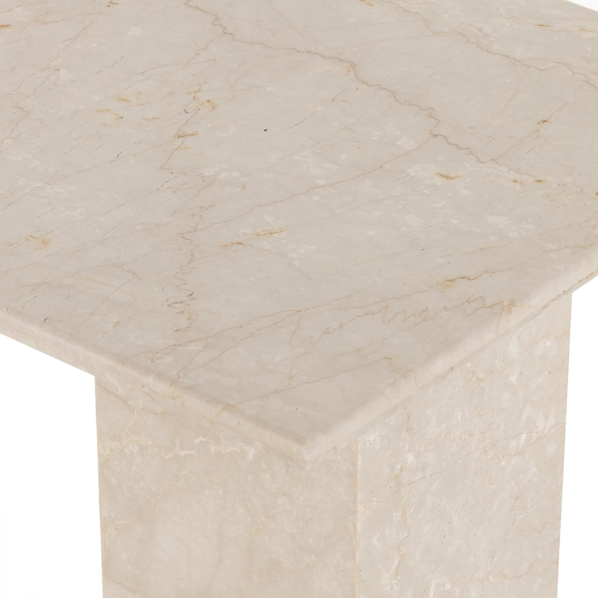 Featuring Arum Cream Marble Desk by Four Hands at Amethyst Home. Made entirely from solid marble in a versatile creamy white, a stately, sculptural desk makes a major style statement.Overall Dimensions: 60.00"w x 30.00"d x 30.00"hWeight : 257.60 lbsMaterials: Solid Marble. Amethyst Home provides interior design, new home construction design consulting, vintage area rugs, and lighting in the Newport Beach metro area.