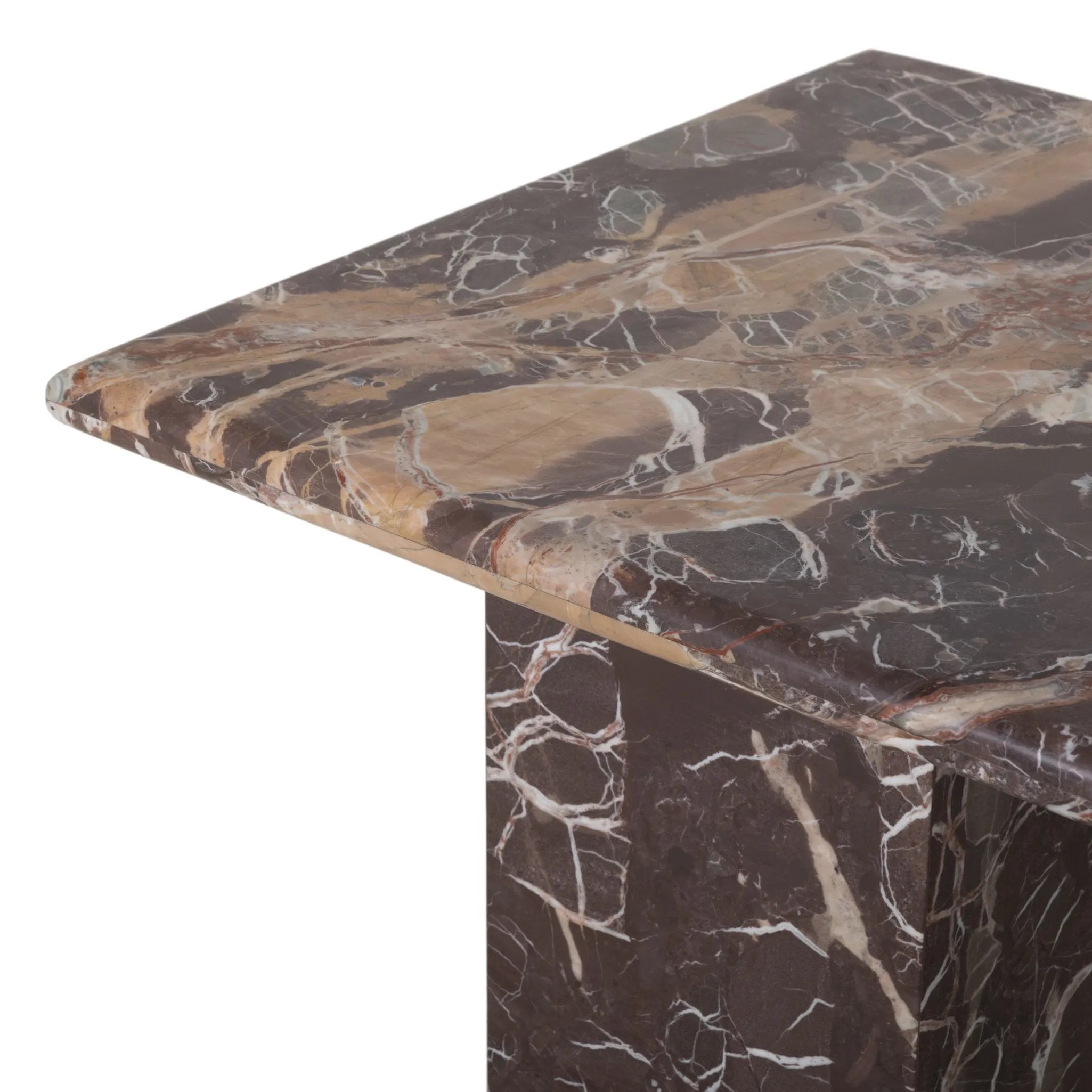Made entirely from solid marble, a stately, sculptural desk makes a major style statement Amethyst Home provides interior design, new home construction design consulting, vintage area rugs, and lighting in the Alpharetta metro area.