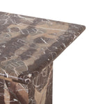 Made entirely from solid marble, a stately, sculptural desk makes a major style statement Amethyst Home provides interior design, new home construction design consulting, vintage area rugs, and lighting in the Salt Lake City metro area.