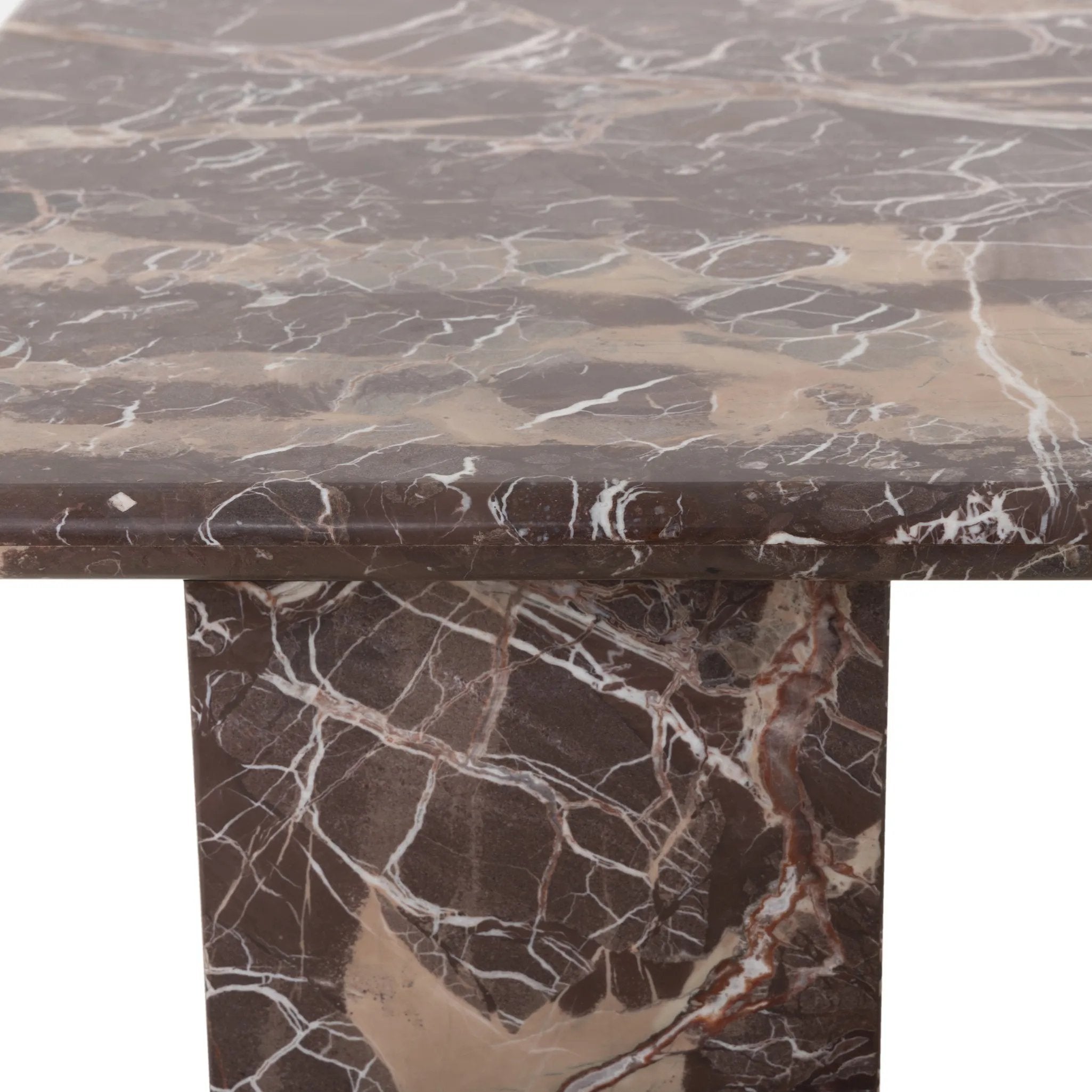Made entirely from solid marble, a stately, sculptural desk makes a major style statement Amethyst Home provides interior design, new home construction design consulting, vintage area rugs, and lighting in the Winter Garden metro area.