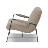 Featuring Ashburn Crete Putty Chair by Four Hands at Amethyst Home. Meet your new favorite chair. Fixed cushioning upholstered in a brushed, textural fabric pairs with a slim steel frame and padded armrests. S-spring suspension and foam cushioning provide lasting support. Overall Dimensions: 28.25"w x 34.25"d x 31.00"h. Amethyst Home provides interior design, new home construction design consulting, vintage area rugs, and lighting in the Newport Beach metro area.