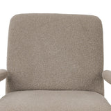 Featuring Ashburn Crete Putty Chair by Four Hands at Amethyst Home. Meet your new favorite chair. Fixed cushioning upholstered in a brushed, textural fabric pairs with a slim steel frame and padded armrests. S-spring suspension and foam cushioning provide lasting support. Overall Dimensions: 28.25"w x 34.25"d x 31.00"h. Amethyst Home provides interior design, new home construction design consulting, vintage area rugs, and lighting in the Salt Lake City metro area.