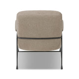 Featuring Ashburn Crete Putty Chair by Four Hands at Amethyst Home. Meet your new favorite chair. Fixed cushioning upholstered in a brushed, textural fabric pairs with a slim steel frame and padded armrests. S-spring suspension and foam cushioning provide lasting support. Overall Dimensions: 28.25"w x 34.25"d x 31.00"h. Amethyst Home provides interior design, new home construction design consulting, vintage area rugs, and lighting in the Tampa metro area.