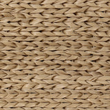 A fresh take on the traditional woven style, this outdoor dining chair features a faux banana leaf material wrapped in a bold, chunky texture around FSC®-certified teak framing. Cover or store indoors during inclement weather and when not in use. Amethyst Home provides interior design, new home construction design consulting, vintage area rugs, and lighting in the Scottsdale metro area.