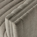 A dramatically channeled outdoor sofa with subtly textured upholstery for a clean, inviting look. Cover or store indoors during inclement weather and when not in use Amethyst Home provides interior design, new home construction design consulting, vintage area rugs, and lighting in the Des Moines metro area.