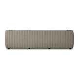 A dramatically channeled outdoor sofa with subtly textured upholstery for a clean, inviting look. Cover or store indoors during inclement weather and when not in use Amethyst Home provides interior design, new home construction design consulting, vintage area rugs, and lighting in the Portland metro area.