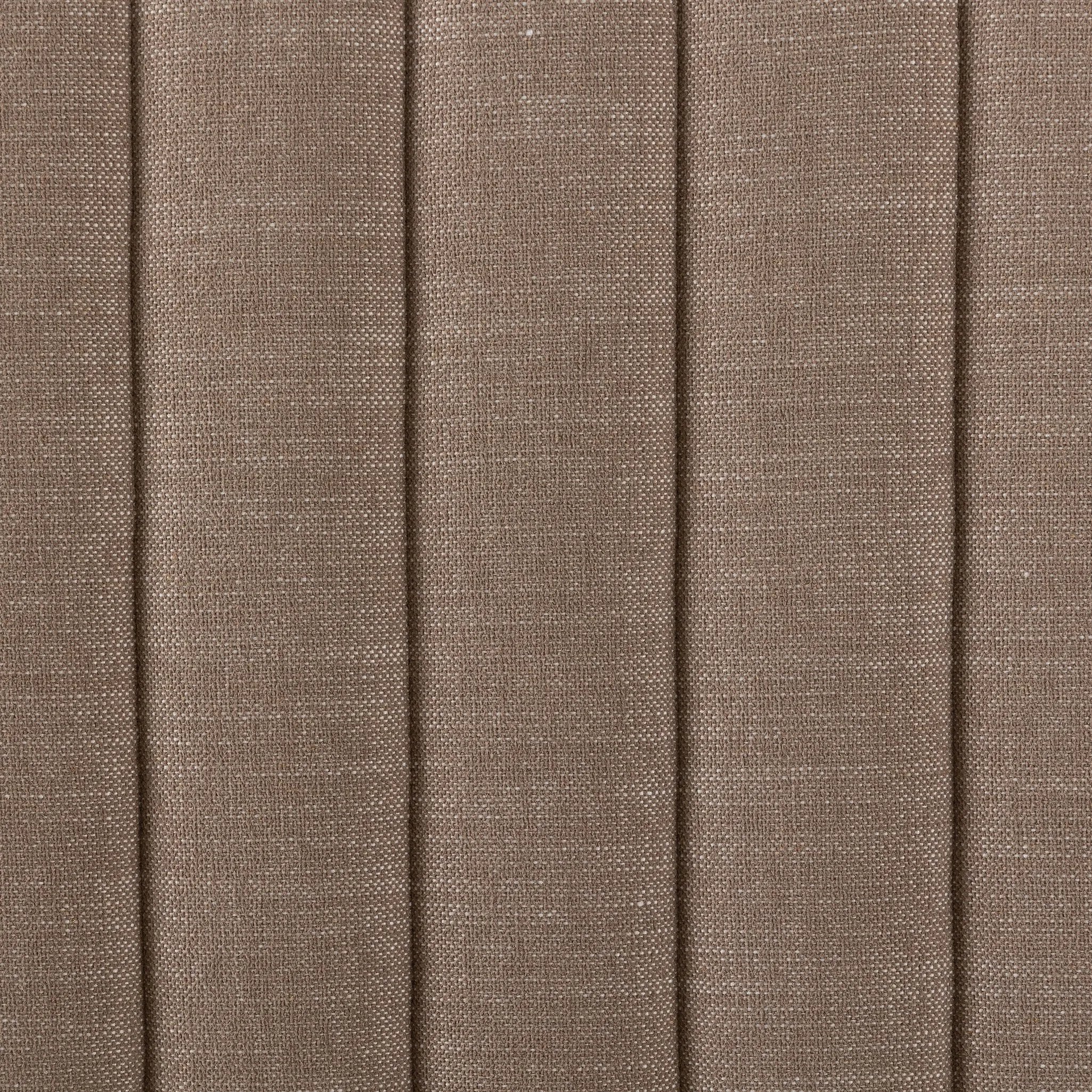 Velvety poly-blend seating takes on dramatic channeling and rich navy hue for trend-forward texture and sumptuous sit Amethyst Home provides interior design, new home construction design consulting, vintage area rugs, and lighting in the Los Angeles metro area.