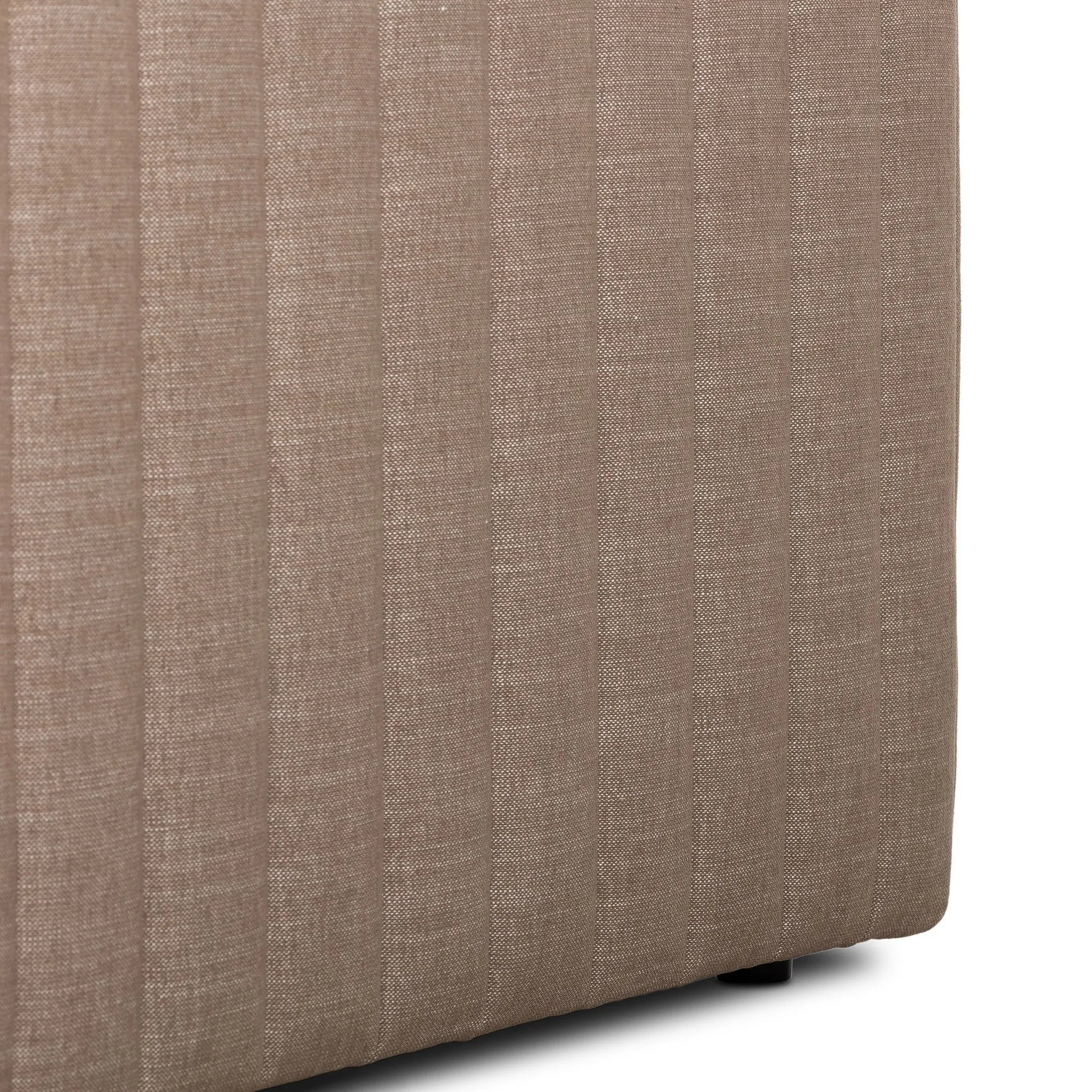 Velvety poly-blend seating takes on dramatic channeling and rich navy hue for trend-forward texture and sumptuous sit Amethyst Home provides interior design, new home construction design consulting, vintage area rugs, and lighting in the Winter Garden metro area.