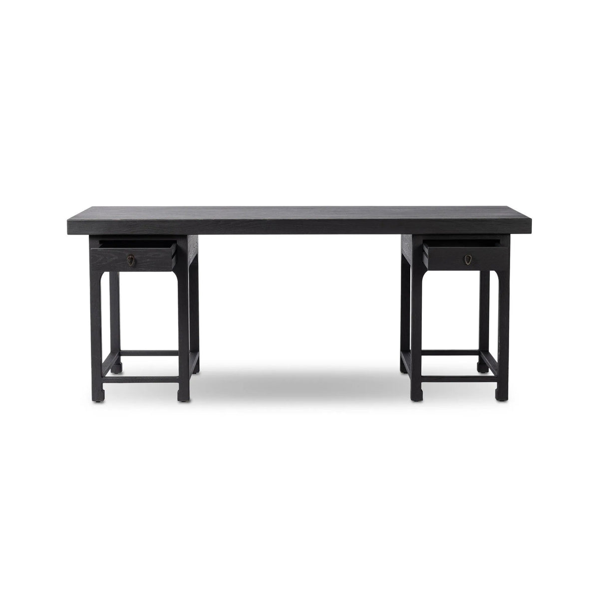 Avedon Desk - Aged Black Oak | ready to ship!