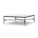 Featuring Babylon Tempered Glass Coffee Table by Four Hands at Amethyst Home. A slim, spare frame of hammered gunmetal pairs with tempered glass, for a clean and timeless coffee table look. Stretchers attach to metal loops for an elevated design detail.Overall Dimensions: 48.00"w x 48.00"d x 16.00"hWeight : 144.67 lbsMaterials: Tempered Glass, Iron. Amethyst Home provides interior design, new home construction design consulting, vintage area rugs, and lighting in the Salt Lake City metro area.