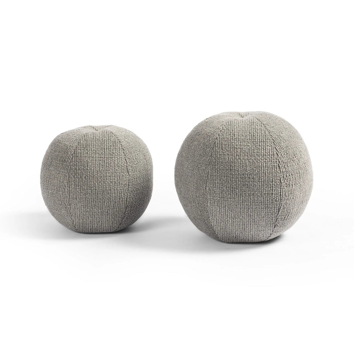 Balle Leto Grey Outdoor Pillow, Set Of 2 | ready to ship!