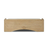 Create extra storage space wherever it's needed. This oak storage bench doubles as seating with its removable cushion upholstered in a neutral performance fabric. A scooped base lightens the look. Performance fabrics are specially created to withstand spills, stains, high traffic and wear, ensuring long-term comfort and unmatched durability Amethyst Home provides interior design, new home construction design consulting, vintage area rugs, and lighting in the Monterey metro area.