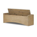 Create extra storage space wherever it's needed. This oak storage bench doubles as seating with its removable cushion upholstered in a neutral performance fabric. A scooped base lightens the look. Performance fabrics are specially created to withstand spills, stains, high traffic and wear, ensuring long-term comfort and unmatched durability Amethyst Home provides interior design, new home construction design consulting, vintage area rugs, and lighting in the Portland metro area.
