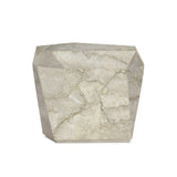 Finished in a unique sage green, a modern-minded end table of solid marble makes quite the statement in any space. Faceted for an extra angular look.As enthusiasts of luxe aesthetics at Amethyst, we love the warm modern inspired Basett End Table - Sage Green Marble. Amethyst Home provides interior design, new home construction design consulting, vintage area rugs, and lighting in the Seattle metro area.