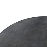 An aged grey finish highlights aluminum's natural depth, for a sleek, simple look with implied movement. Stylish indoors or out. Cover or store indoors during inclement weather and when not in use.As lovers of wabi sabi style at Amethyst, we love the warm modern inspired Basil Outdoor End Table - Aged Grey. Amethyst Home provides interior design, new home construction design consulting, vintage area rugs, and lighting in the Scottsdale metro area.