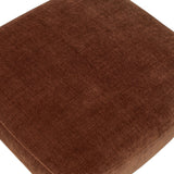 Bring a refreshed midcentury look — and pop of color — to your table. Comfortable seat and back cushions are upholstered in a velvety fabric with a soft, chenille-like feel, while slim, black-finished iron frame curves at the top to soften things up. Simple tapered legs complete the look. Amethyst Home provides interior design, new home construction design consulting, vintage area rugs, and lighting in the Des Moines metro area.