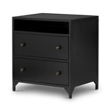 As enthusiasts of organic modern aesthetics at Amethyst, we love the nature inspired Belmont 2 Drawer Nightstand. This item pairs well with other brands such as Verellen and is perfect for minimalist homes Amethyst Home provides interior design, new home construction design consulting, vintage area rugs, and lighting in the Charlotte metro area.