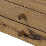 Warm up your workspace with this light-finished writing desk of rich character oak. Tapered legs and subtle corner relief details create a simplified look that complements a home office or flex space. Amethyst Home provides interior design, new home construction design consulting, vintage area rugs, and lighting in the Washington metro area.