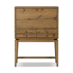 Featuring Bergstrom Warm Natural Oak Veneer Secretary Desk by Four Hands at Amethyst Home. A fresh take on the traditional secretary desk, made from warm natural oak. A flip-down top creates a wide writing surface, offering the perfect place to pen a handwritten note. Overall Dimensions: 35.00"w x 18.00"d x 48.00"h. Amethyst Home provides interior design, new home construction design consulting, vintage area rugs, and lighting in the Seattle metro area.
