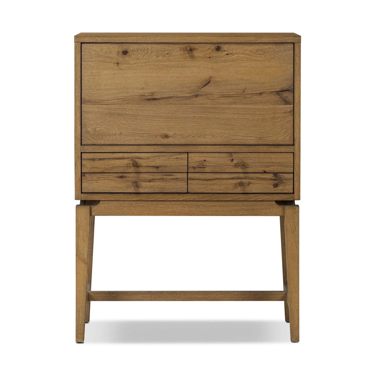 Bergstrom Warm Natural Oak Secretary Desk | shipping 09/09/2025