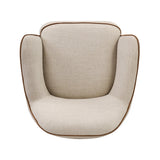 Laid-back wing styling adds dramatic form to this tailored 360-degree swivel chair upholstered in poly-linen performance fabric. The flared arms and comfortable S-spring seat are outlined in piping. Performance fabrics are specially created to withstand spills, stains, high traffic and wear, ensuring long-term comfort and unmatched durability Amethyst Home provides interior design, new home construction design consulting, vintage area rugs, and lighting in the Portland metro area.