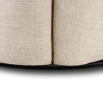 Laid-back wing styling adds dramatic form to this tailored 360-degree swivel chair upholstered in poly-linen performance fabric. The flared arms and comfortable S-spring seat are outlined in piping. Performance fabrics are specially created to withstand spills, stains, high traffic and wear, ensuring long-term comfort and unmatched durability Amethyst Home provides interior design, new home construction design consulting, vintage area rugs, and lighting in the Salt Lake City metro area.