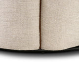 Laid-back wing styling adds dramatic form to this tailored 360-degree swivel chair upholstered in poly-linen performance fabric. The flared arms and comfortable S-spring seat are outlined in piping. Performance fabrics are specially created to withstand spills, stains, high traffic and wear, ensuring long-term comfort and unmatched durability Amethyst Home provides interior design, new home construction design consulting, vintage area rugs, and lighting in the Salt Lake City metro area.