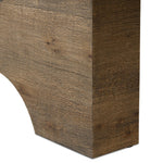 This simple rustic oak veneer console table serves as the perfect canvas for your décor.As enthusiasts of organic modern aesthetics at Amethyst, we love the warm modern inspired Bia Console Table - Rustic Brown. This item pairs well with other brands such as Surya and is perfect for minimalist homes Amethyst Home provides interior design, new home construction design consulting, vintage area rugs, and lighting in the Monterey metro area.