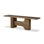 This simple rustic oak veneer console table serves as the perfect canvas for your décor.As enthusiasts of organic modern aesthetics at Amethyst, we love the warm modern inspired Bia Console Table - Rustic Brown. This item pairs well with other brands such as Surya and is perfect for minimalist homes Amethyst Home provides interior design, new home construction design consulting, vintage area rugs, and lighting in the Scottsdale metro area.
