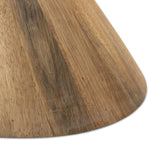 A sculptural showstopper inspired by Italian design. Finished in smoked honey, a cone-tapered parawood base supports an oval tabletop separated by blush-finished marble detailing.As enthusiasts of luxe aesthetics at Amethyst, we love the warm modern inspired Bibianna Oval Dining Table - Blush Marble - Smoked Honey. Amethyst Home provides interior design, new home construction design consulting, vintage area rugs, and lighting in the Winter Garden metro area.