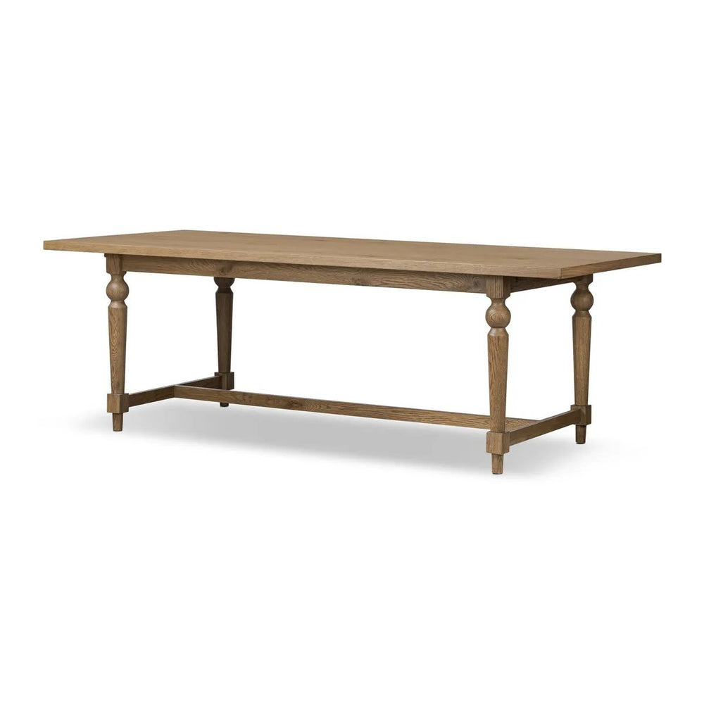 Blinn Worn Oak Veneer Extension Dining Table | ready to ship!