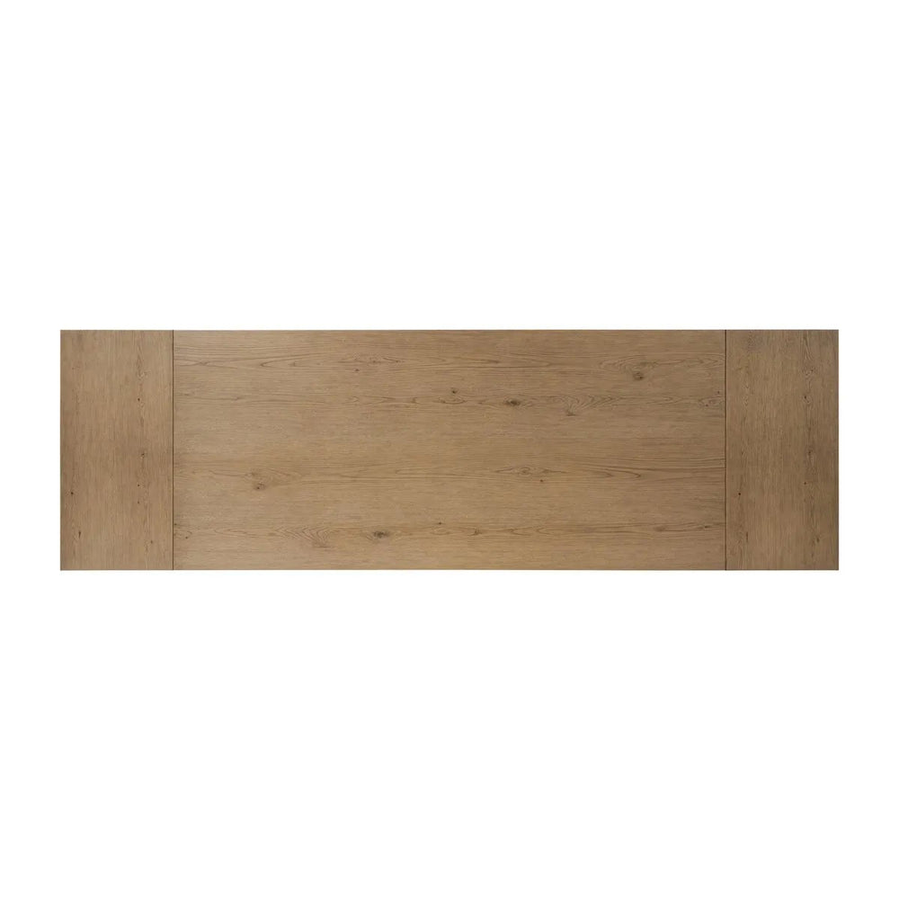 Blinn Worn Oak Veneer Extension Dining Table | ready to ship!