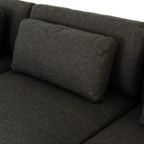 Featuring Bloor Landale Charcoal 3-Piece Sectional by Four Hands at Amethyst Home. Overall Dimensions: 131.00"w x 46.00"d x 31.50"hWeight : 284.83 lbsMaterials: 100% Polyester, Solid Pine, Pine Plywood. Amethyst Home provides interior design, new home construction design consulting, vintage area rugs, and lighting in the Alpharetta metro area.