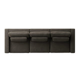 Featuring Bloor Landale Charcoal 3-Piece Sectional by Four Hands at Amethyst Home. Overall Dimensions: 131.00"w x 46.00"d x 31.50"hWeight : 284.83 lbsMaterials: 100% Polyester, Solid Pine, Pine Plywood. Amethyst Home provides interior design, new home construction design consulting, vintage area rugs, and lighting in the Calabasas metro area.