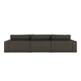 Featuring Bloor Landale Charcoal 3-Piece Sectional by Four Hands at Amethyst Home. Overall Dimensions: 131.00"w x 46.00"d x 31.50"hWeight : 284.83 lbsMaterials: 100% Polyester, Solid Pine, Pine Plywood. Amethyst Home provides interior design, new home construction design consulting, vintage area rugs, and lighting in the Charlotte metro area.
