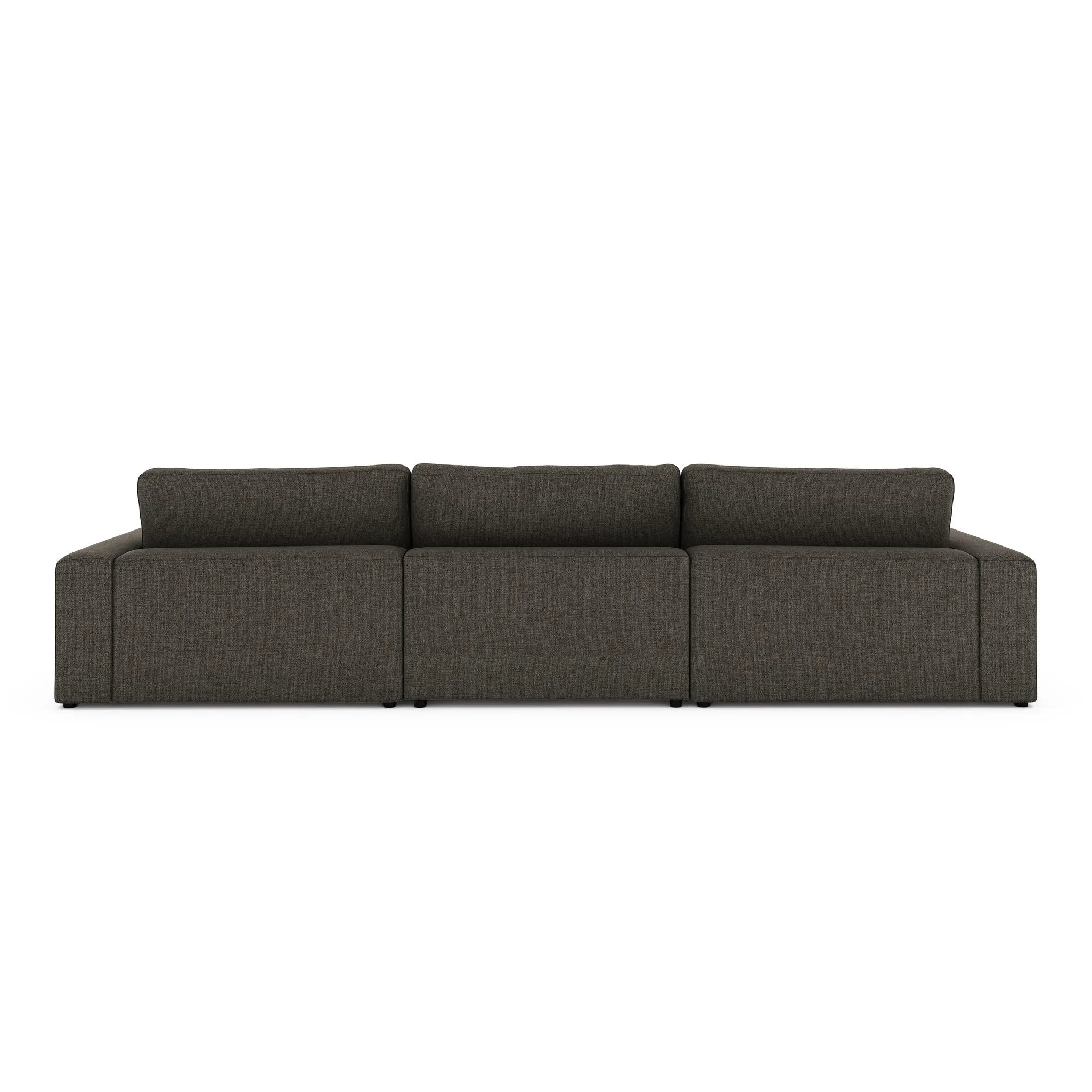 Featuring Bloor Landale Charcoal 3-Piece Sectional by Four Hands at Amethyst Home. Overall Dimensions: 131.00"w x 46.00"d x 31.50"hWeight : 284.83 lbsMaterials: 100% Polyester, Solid Pine, Pine Plywood. Amethyst Home provides interior design, new home construction design consulting, vintage area rugs, and lighting in the Charlotte metro area.