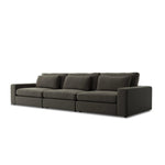 Featuring Bloor Landale Charcoal 3-Piece Sectional by Four Hands at Amethyst Home. Overall Dimensions: 131.00"w x 46.00"d x 31.50"hWeight : 284.83 lbsMaterials: 100% Polyester, Solid Pine, Pine Plywood. Amethyst Home provides interior design, new home construction design consulting, vintage area rugs, and lighting in the Laguna Beach metro area.