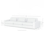 Featuring Bloor Landale Charcoal 3-Piece Sectional by Four Hands at Amethyst Home. Overall Dimensions: 131.00"w x 46.00"d x 31.50"hWeight : 284.83 lbsMaterials: 100% Polyester, Solid Pine, Pine Plywood. Amethyst Home provides interior design, new home construction design consulting, vintage area rugs, and lighting in the Tampa metro area.