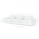 Featuring Bloor Landale Charcoal 3-Piece Sectional by Four Hands at Amethyst Home. Overall Dimensions: 131.00"w x 46.00"d x 31.50"hWeight : 284.83 lbsMaterials: 100% Polyester, Solid Pine, Pine Plywood. Amethyst Home provides interior design, new home construction design consulting, vintage area rugs, and lighting in the Tampa metro area.