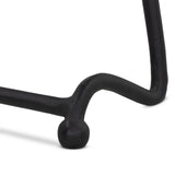 French Deco serves as the inspiration for this outdoor end table, with a C-shape style silhouette for flexible use. The fully cast aluminum shape features a curvy frame and organic-shaped top, with plenty of added visual depth in the finish. Cover or store inside during inclement weather and when not in use. Amethyst Home provides interior design, new home construction design consulting, vintage area rugs, and lighting in the Laguna Beach metro area.