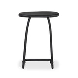 French Deco serves as the inspiration for this outdoor end table, with a C-shape style silhouette for flexible use. The fully cast aluminum shape features a curvy frame and organic-shaped top, with plenty of added visual depth in the finish. Cover or store inside during inclement weather and when not in use. Amethyst Home provides interior design, new home construction design consulting, vintage area rugs, and lighting in the Salt Lake City metro area.