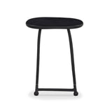 French Deco serves as the inspiration for this outdoor end table, with a C-shape style silhouette for flexible use. The fully cast aluminum shape features a curvy frame and organic-shaped top, with plenty of added visual depth in the finish. Cover or store inside during inclement weather and when not in use. Amethyst Home provides interior design, new home construction design consulting, vintage area rugs, and lighting in the Tampa metro area.