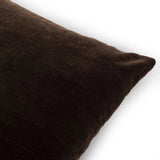 Featuring Bridger Monte Chocolate Pillow by Four Hands at Amethyst Home. Thick and reminiscent of a mohair style texture, the Bridger Monte Chocolate Pillow is an Amethyst fave.  Crafted from saturated solid wool velvet, a deep brown pillow offers a sustainable alternative to mohair. A clean-lined design with knife edges and a hidden zipper.Choose Your Opti. Amethyst Home provides interior design, new home construction design consulting, vintage area rugs, and lighting in the Calabasas metro area.