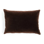 Featuring Bridger Monte Chocolate Pillow by Four Hands at Amethyst Home. Thick and reminiscent of a mohair style texture, the Bridger Monte Chocolate Pillow is an Amethyst fave.  Crafted from saturated solid wool velvet, a deep brown pillow offers a sustainable alternative to mohair. A clean-lined design with knife edges and a hidden zipper.Choose Your Opt. Amethyst Home provides interior design, new home construction design consulting, vintage area rugs, and lighting in the Des Moines metro area.